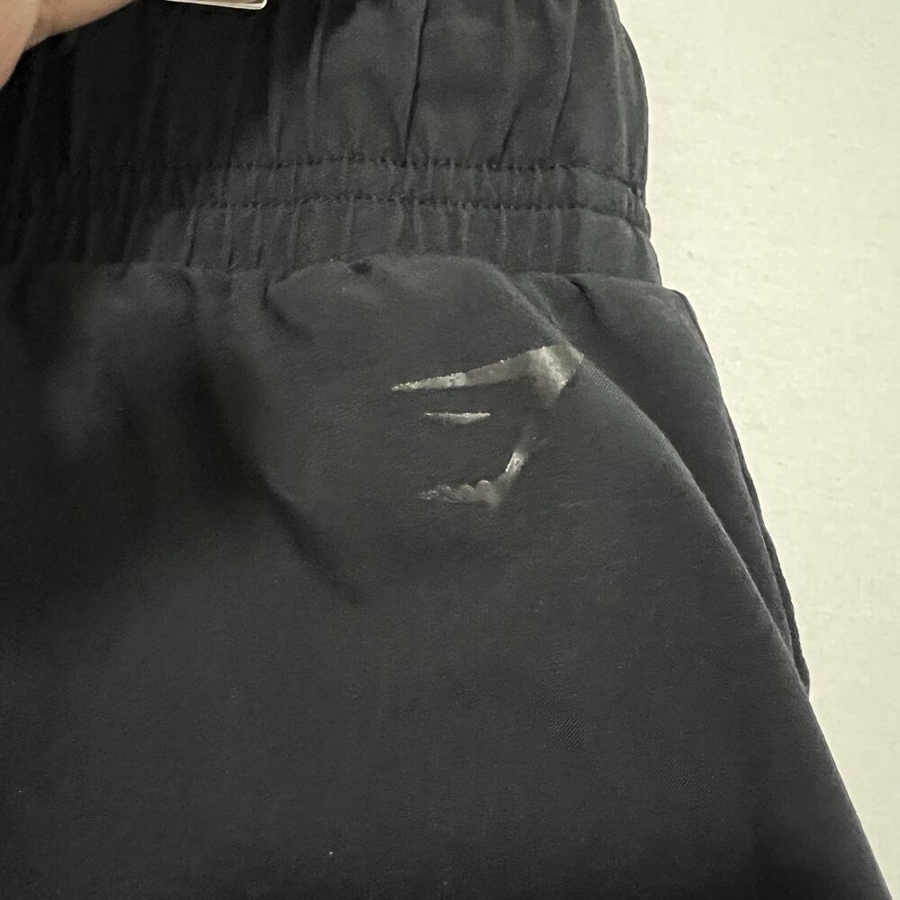 Gymshark 2-in-1 Running Shorts Women M Black Lined Athletic - Picture 3 of 10